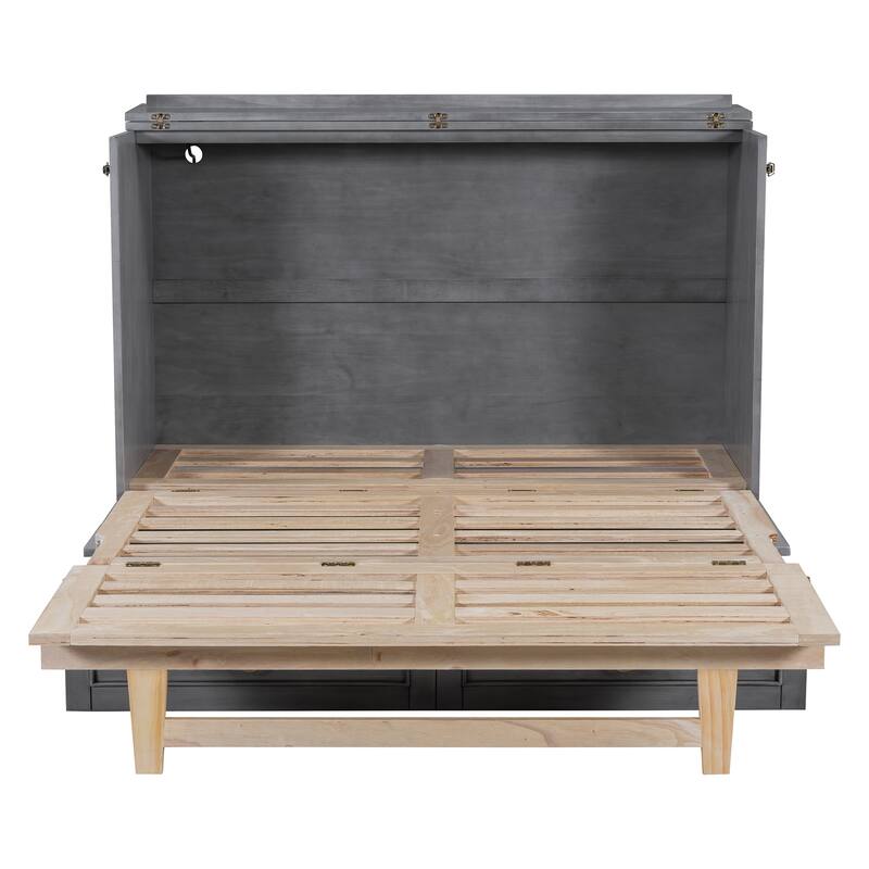 Murphy Bed with Storage and Large Drawers