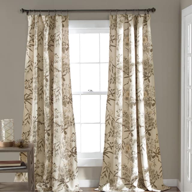 The Gray Barn Dogwood Floral Curtain Panel Pair