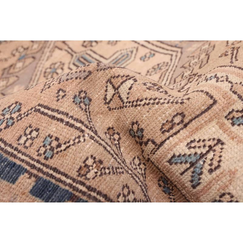 ECARPETGALLERY Hand-knotted Antalya Vintage Brown Wool Rug - 2'4 x 8'4