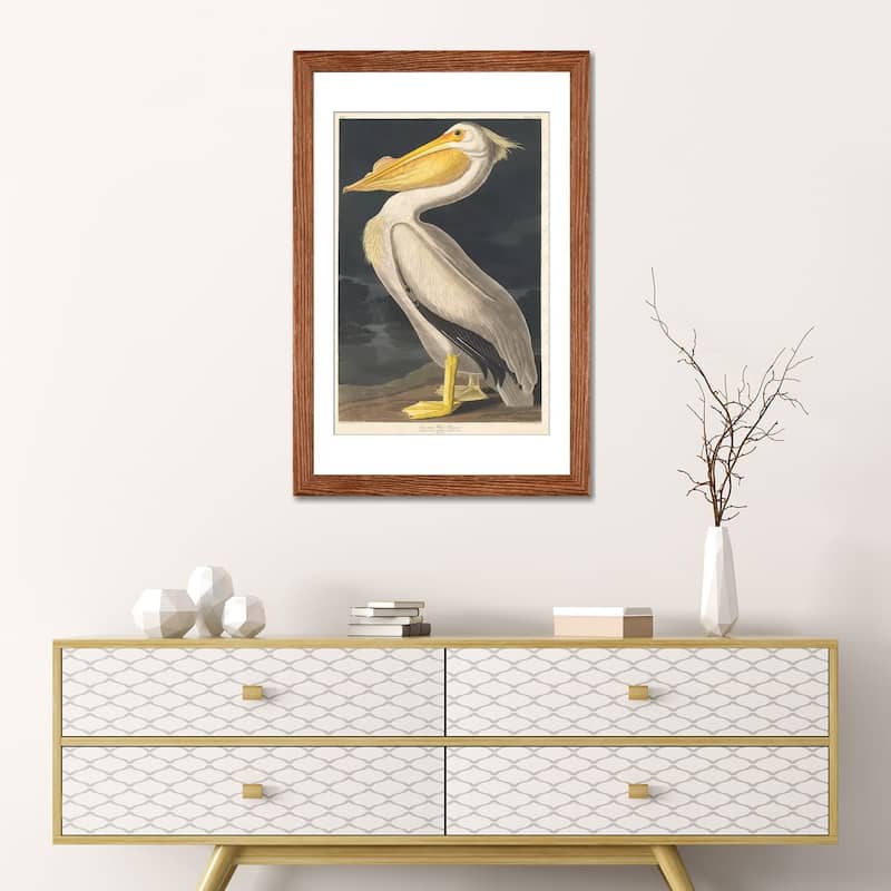 iCanvas "American White Pelican" by John James Audubon