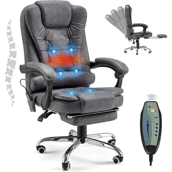 sgs executive office massage chair heated vibrating ergonomic computer chair Amazon.com: Zuacs Massage Office Chair with Footrest, Heated Reclining Office  Chair for Heavy People 400 lbs,High Back Executive Leather Home Desk Chair  6 Vibration Points,Ergonomic Managerial Chair, Black : Office Products
