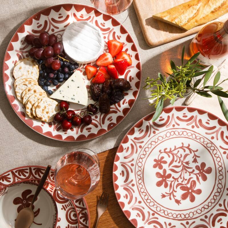 Bloomhouse - 2-Time Oprah's Favorite Things Valencia Flor 2 Piece 13" Serving Platter Set