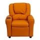preview thumbnail 82 of 139, Contemporary Kids Recliner with Cup Holder and Headrest
