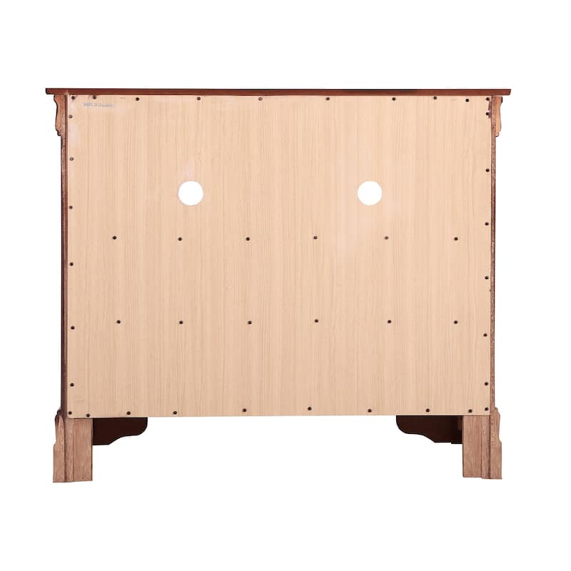 4-Drawer Wooden TV Media Chest - 42" - Brown