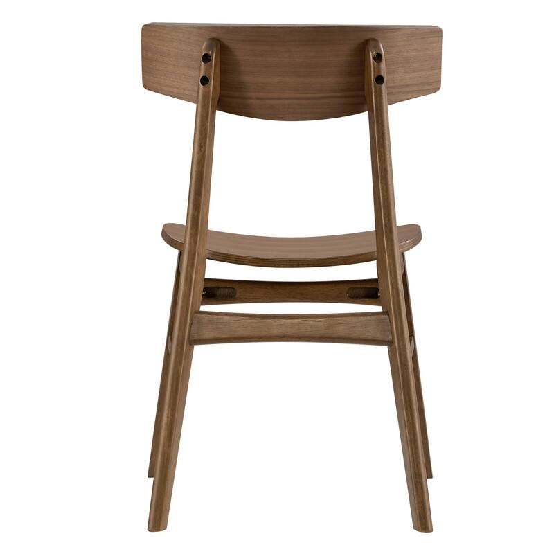 Spruce & Spring Modern Farmhouse Dining Chair with Ergonomic Bentwood Back