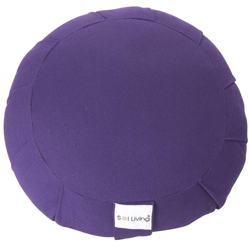Sol Living Round Cotton Zafu Cushion Yoga Accessory