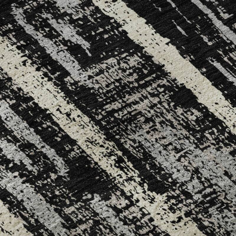 Premium Washable Super Soft Stripe Abrash Mayfield Rug