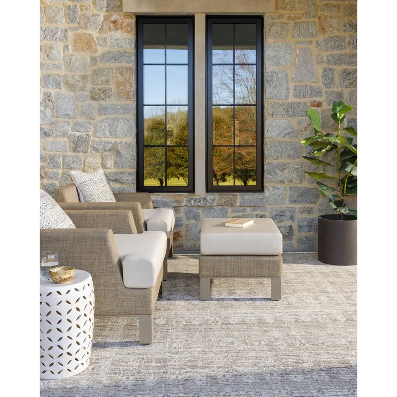 Becki Owens x Livabliss Margaret Indoor/Outdoor Washable Area Rug - 9' x 13'1" - Vintage Brown