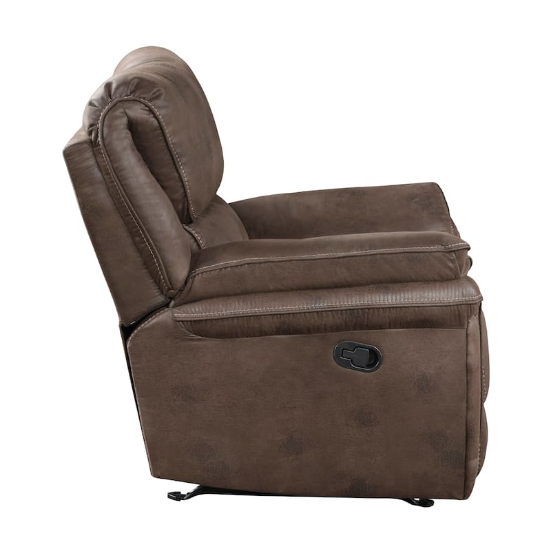 Regina Microfiber Rocker Manual Reclining Chair