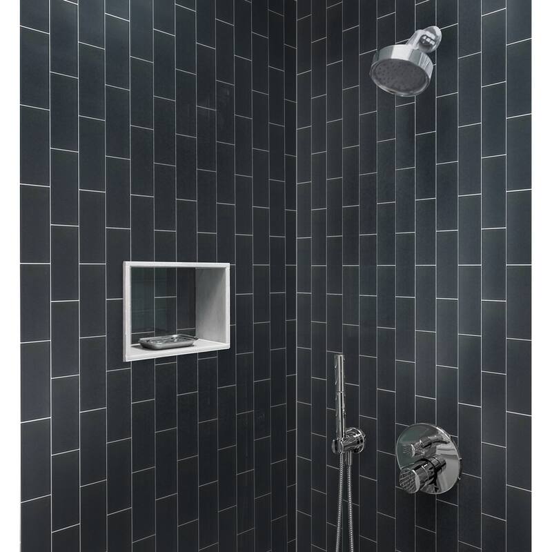 Apollo tile 3" x 6" Colorway Matte Coin Gray Glass Tile (5 sq ft/case) - 40 Pack