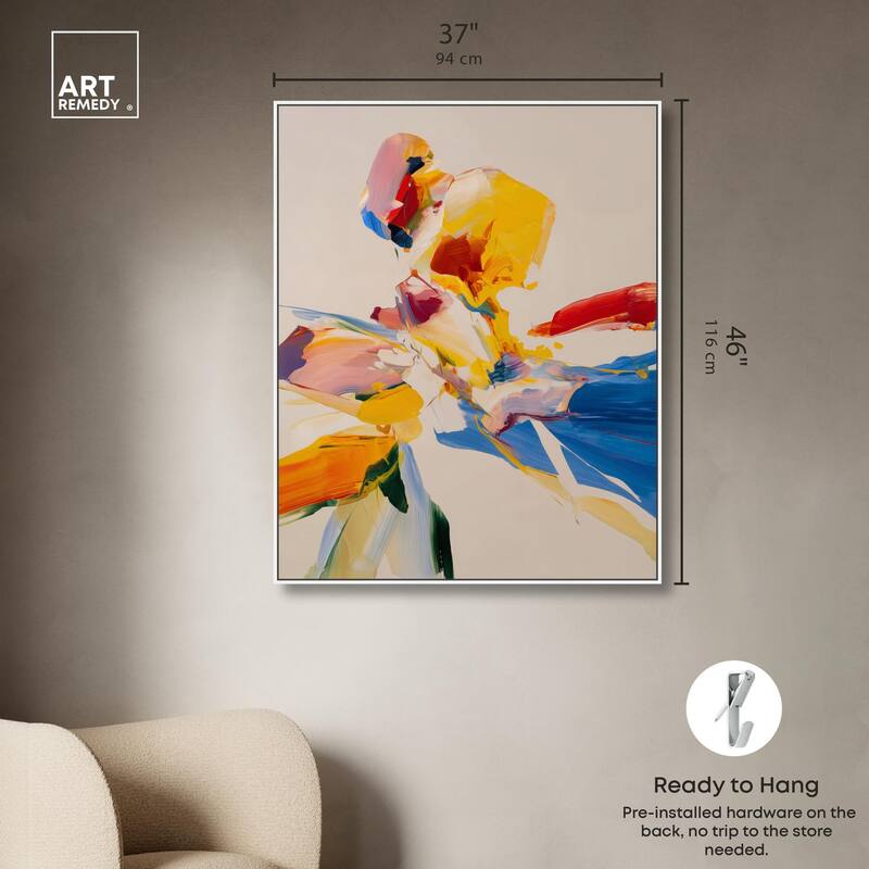 Flippant Bloom I Canvas by Art Remedy