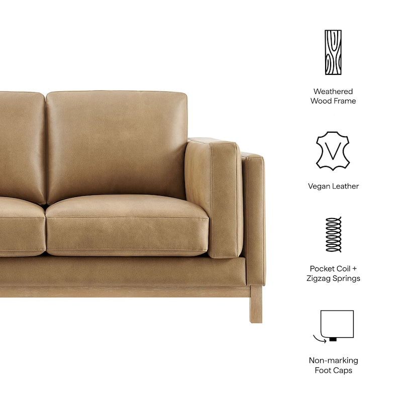 Roscoe 63 inch Upholstered Loveseat