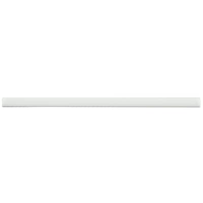 Merola Tile Blanco Listello 3/8" x 7-7/8" Ceramic Wall Trim - (1 Tile)