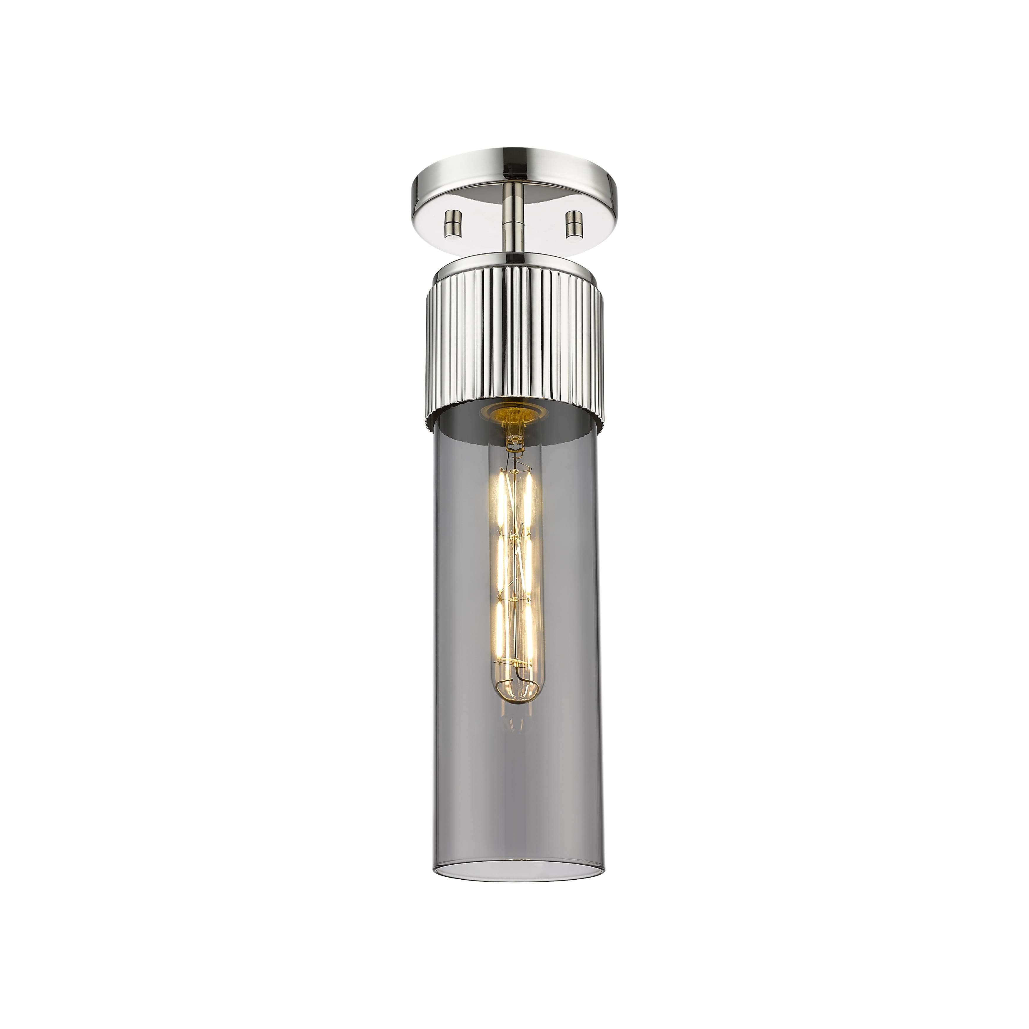 Option Polished Nickel / Light Smoke