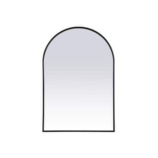 Indigo Home Metal Frame Arch Mirror 27x40 Inch