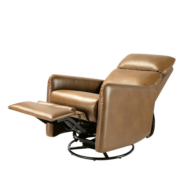 Lyle Manual Swivel Recliner with Metal Base