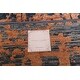 preview thumbnail 9 of 7, ECARPETGALLERY Hand-knotted Legacy Copper, Dark Blue Silk, Wool Rug - 2'6 x 12'3
