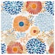 SAFAVIEH Cabana Lilah Indoor/ Outdoor Waterproof Patio Floral Rug - 6'7" Square - Cream/Red