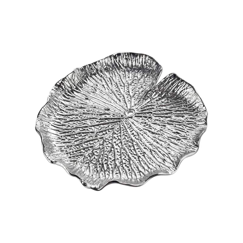 Elk Home Lilypad Silver Earthenware 11.25 Inch Wide Wall Art