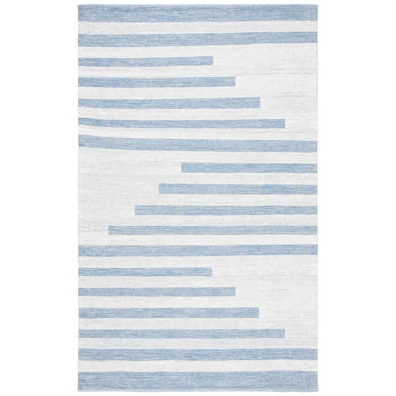 SAFAVIEH Handmade Striped Kilim Shawnte Modern Cotton Rug
