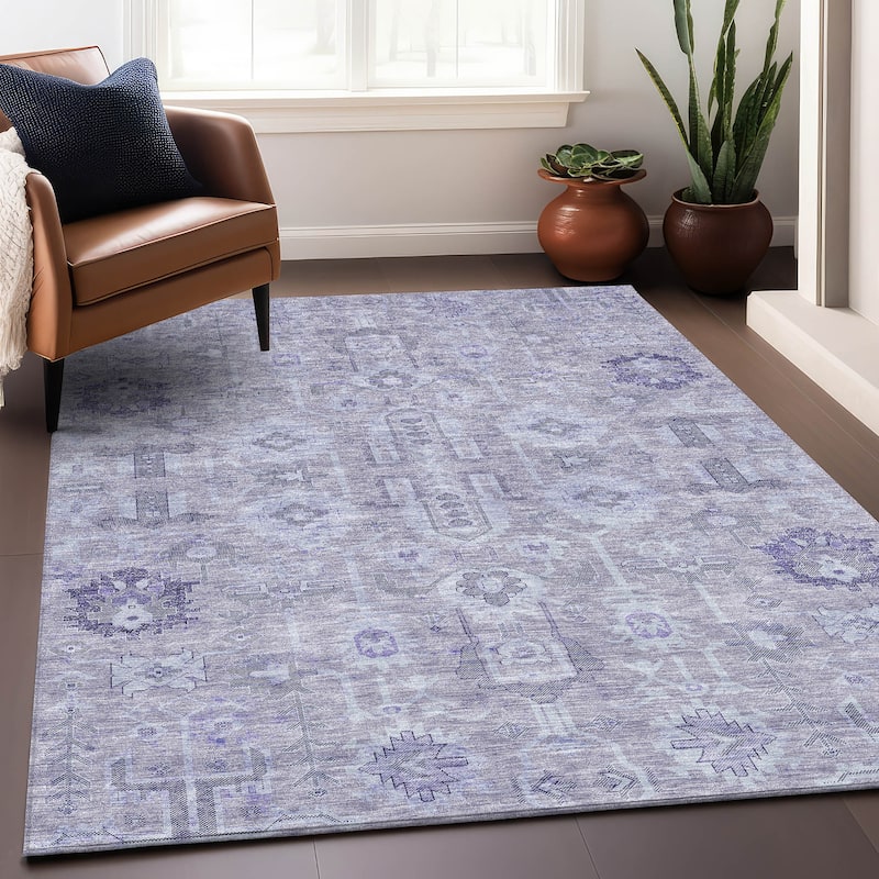 Premium Washable Super Soft Traditional Global Mayfield Rug