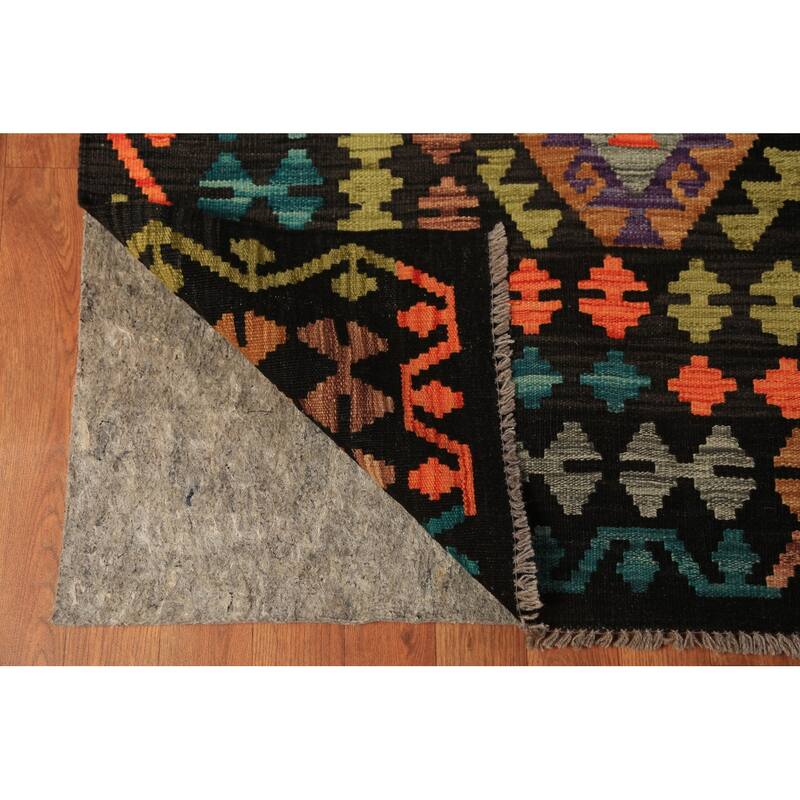 Kilim Oriental Large Rug Flatweave Wool Carpet - 10'0"x 16'4"