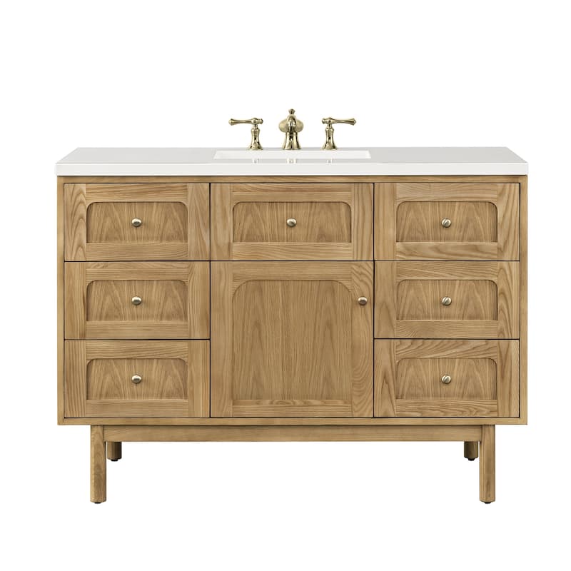 James Martin Vanities Laurent 36" Single Vanity, Light Natural Oak