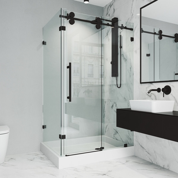VIGO Winslow Frameless Sliding Shower Enclosure Bed Bath Beyond 4803958