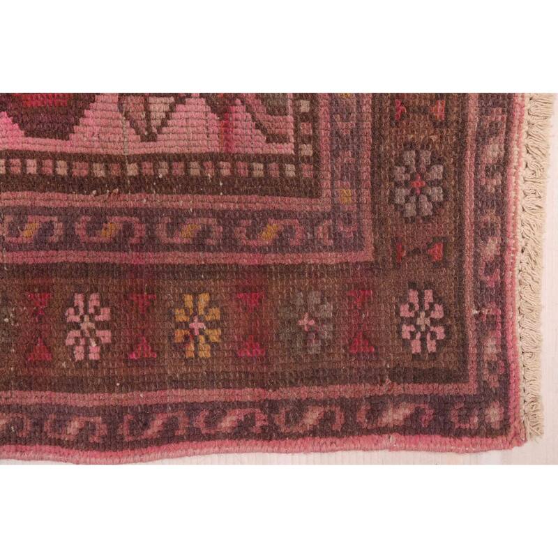 ECARPETGALLERY Hand-knotted Color Transition Pink Wool Rug - 3'4 x 5'9