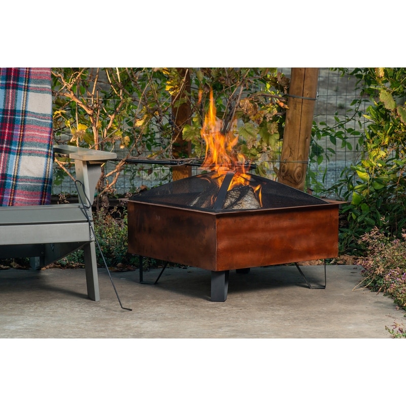 Bond Manufacturing Boxite Wood Fire Pit
