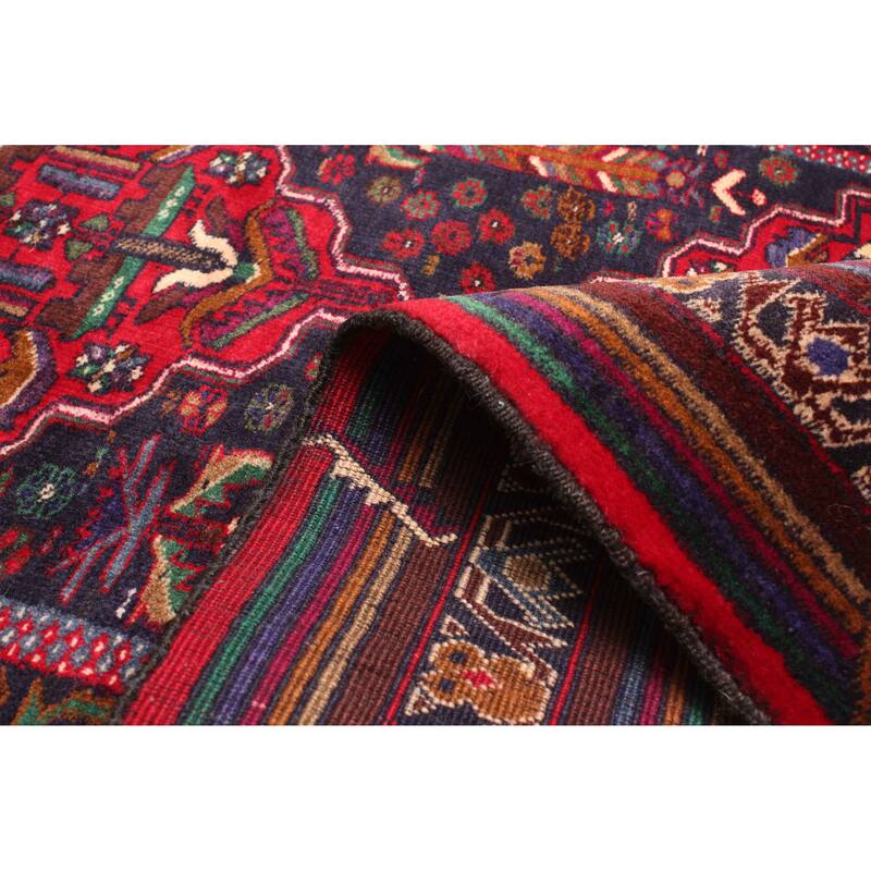 ECARPETGALLERY Hand-knotted Teimani Dark Navy Wool Rug - 3'5 x 6'3