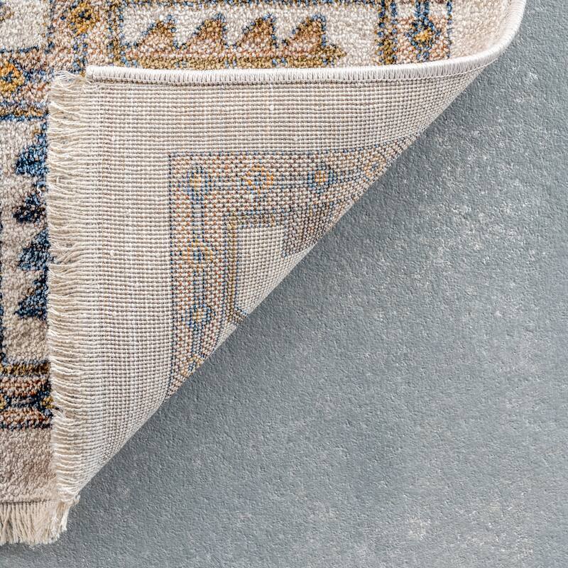 Nuloom Jocelyn Global Inspired Medallion Fringe Area Rug