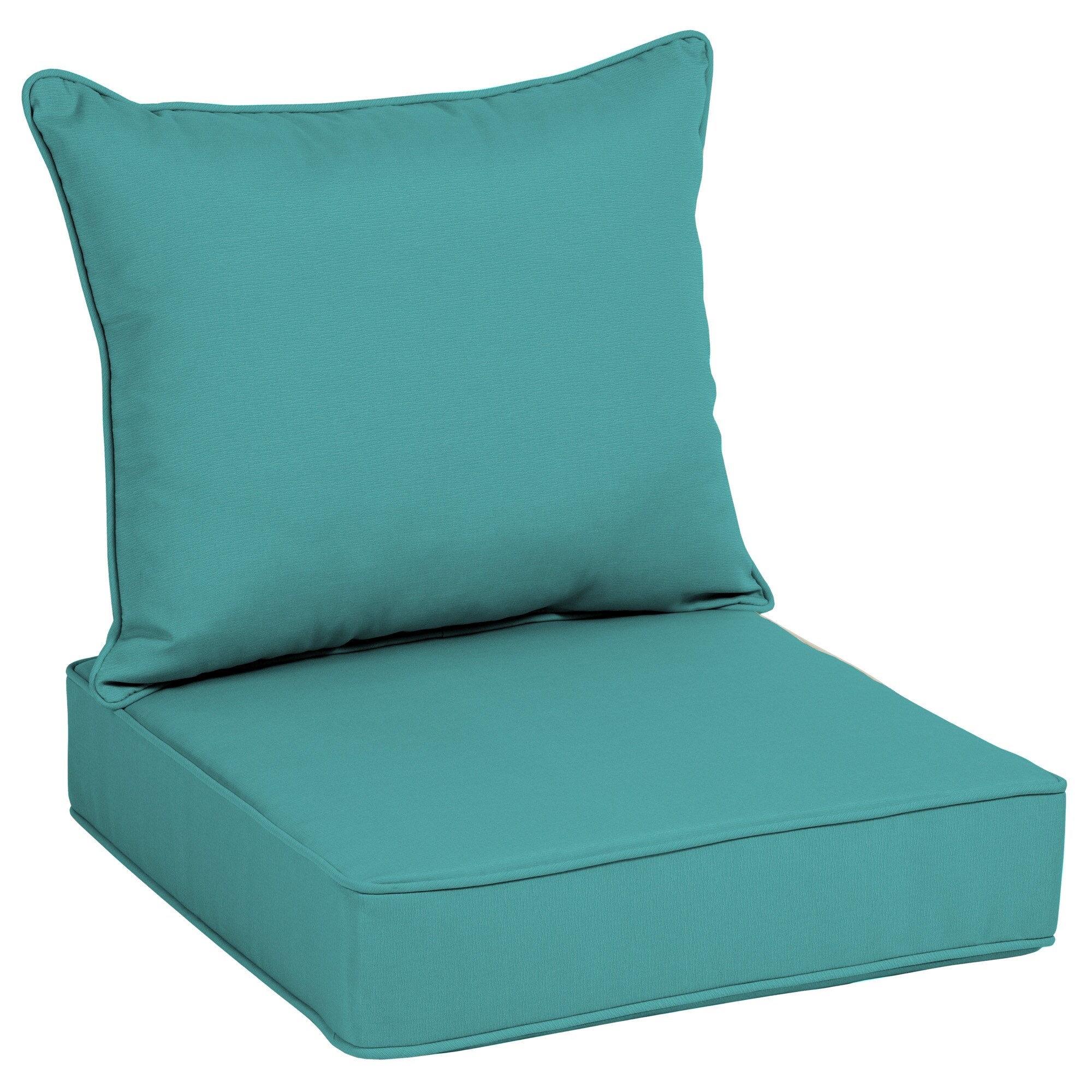 Linen deep seat outdoor cushion sales set