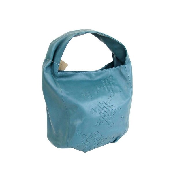 blue hobo bag
