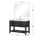 preview thumbnail 4 of 40, Lexora Norwalk Bath Vanity, Carrara Marble Top, Faucet Set, and Mirror