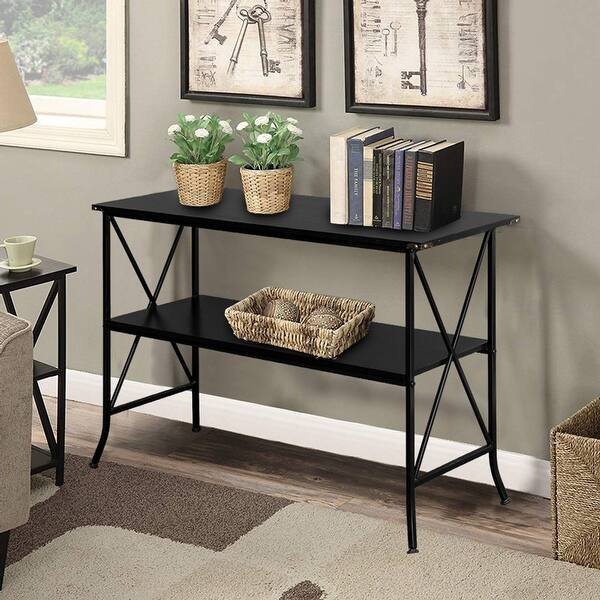Gorgeous overstock console tables Modern 2 Layers Iron Base Console Table Black Overstock 32530359 Gorgeous overstock console tables Modern 2 Layers Iron Base Console Table Black Overstock 32530359
