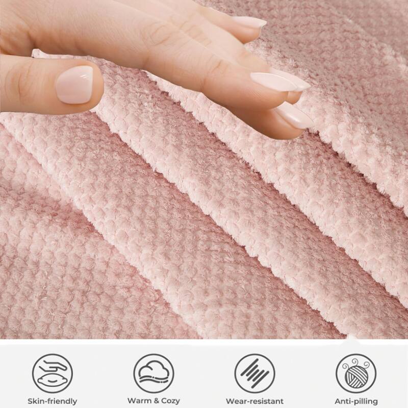 Pink Corduroy Cloud Sofa with Pillows