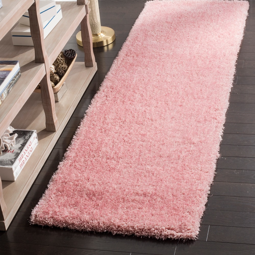 SAFAVIEH Handmade Toronto Shag Mikaela Polyester Rug