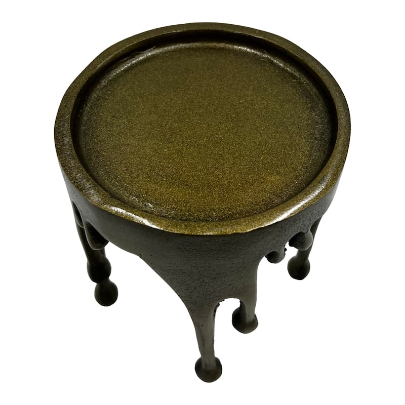 Decorative Handmade Aluminum Modern Candle holder in Brass
