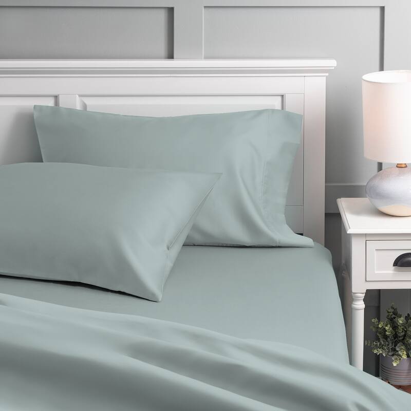 Purity Home 300-Thread Count Ultra-Soft & Silky Cotton Rayon Sheet Set