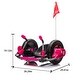 preview thumbnail 42 of 58, Kids 12V Electric Ride-On Car, 2WD with 16'' Wheels, 360掳 Steering, and Safety Features for Ages 6+