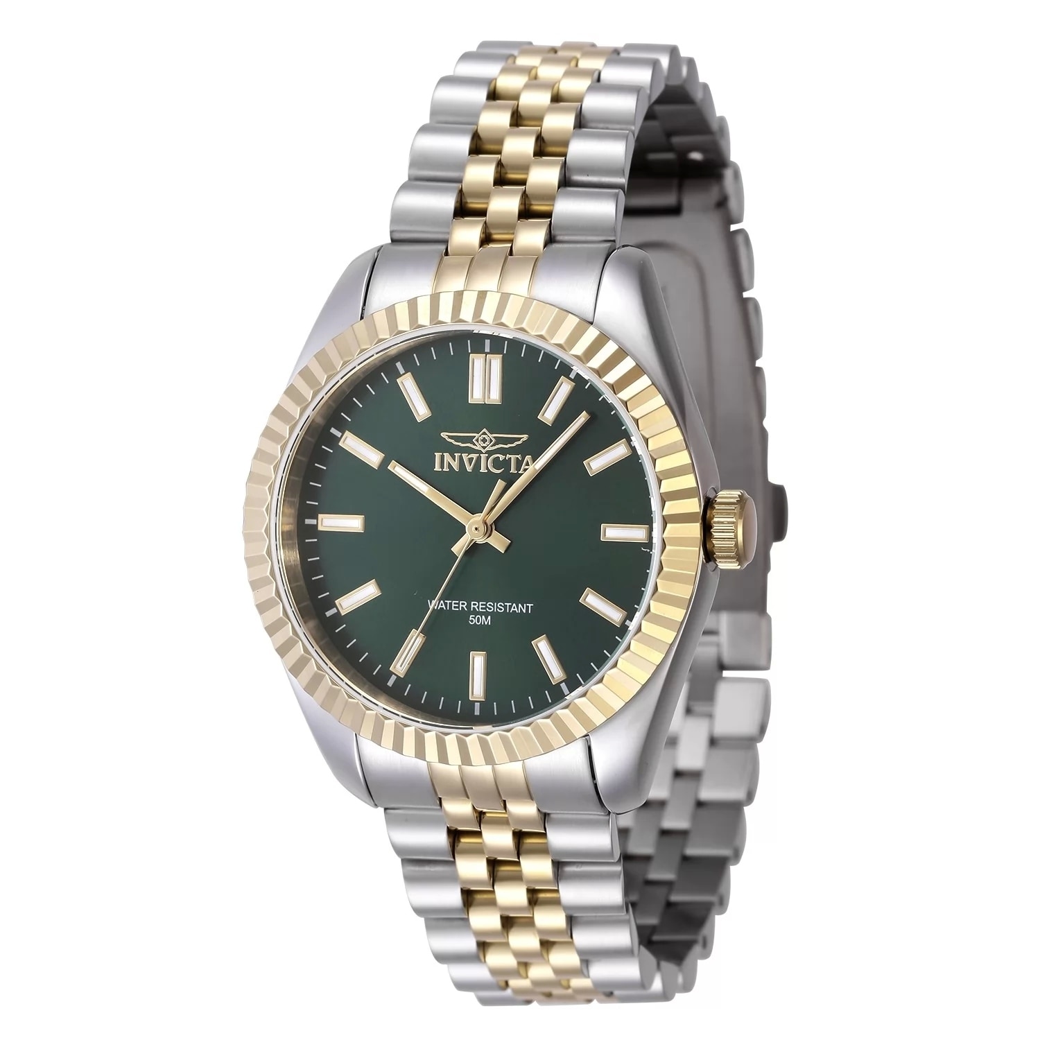 Invicta Women's 47501 Specialty Quartz 3 Hand Green Dial Watch