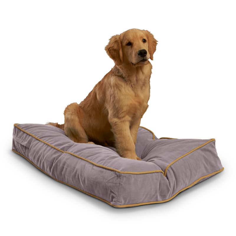 Happy Hounds Busby Smoke Pillow Style Dog Bed - Small (36"x24")