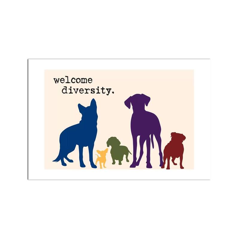 Diversity Fine Art by Dog is Good and Cat is Good - Multi