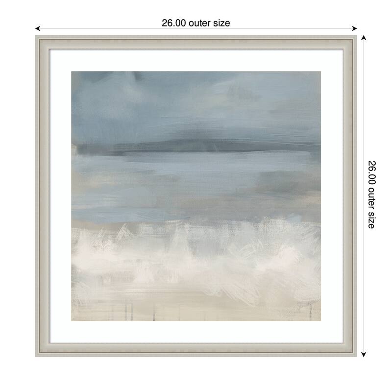 Kate and Laurel The Blues by Mary Sparrow Framed Wall Art Print