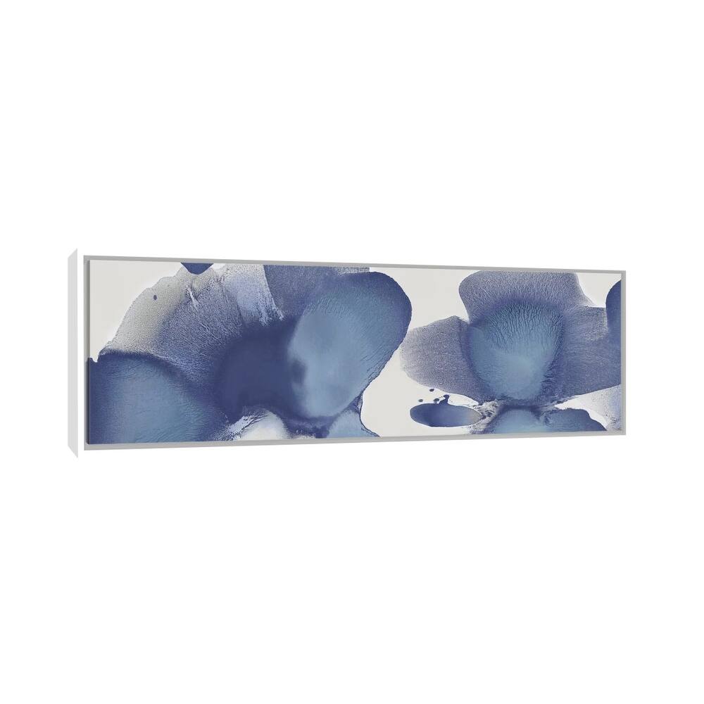 iCanvas "Animate Indigo I" by Hannah Carlson Framed Canvas Print