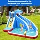 preview thumbnail 6 of 8, Inflatable Water Slide Shark Bounce House Castle without Blower - Multi - 150" x 120" x 96" (L x W x H)