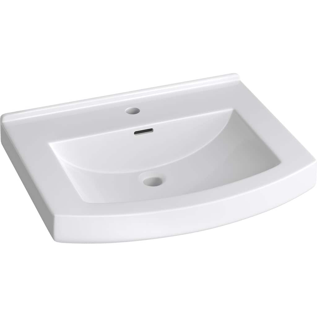 PROFLO PF7001 Otter Creek 24" Rectangular Vitreous China Pedestal