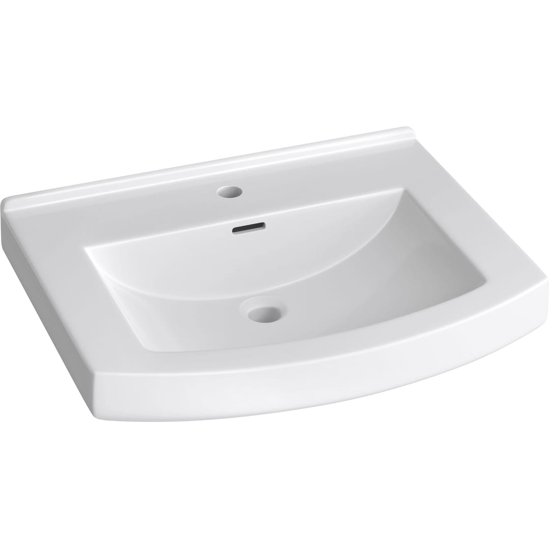 PROFLO PF7001 Otter Creek 24" Rectangular Vitreous China Pedestal