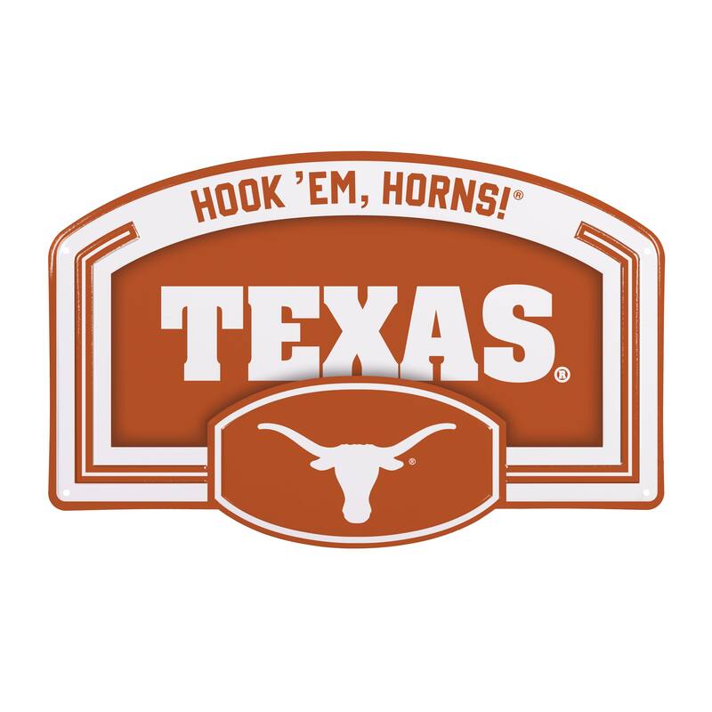 University of Texas Embossed Steel Wall Sign, 11" x 17"